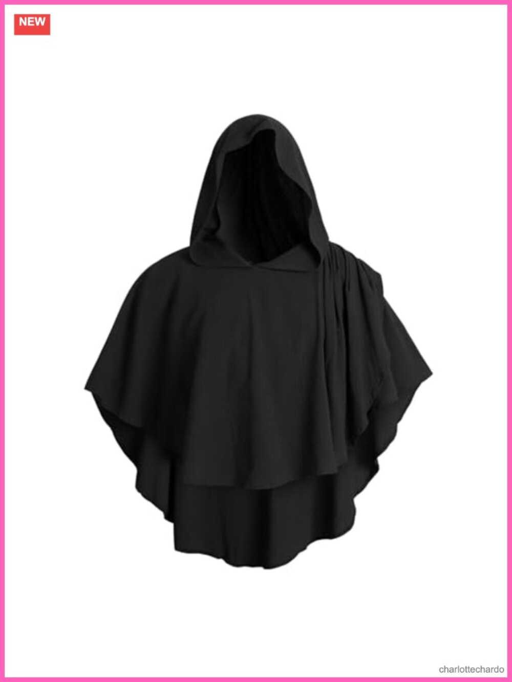 Medieval Hooded Cloak Gothic Renaissance Costume Cape